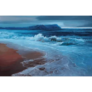 Big Waves Wash the Sand