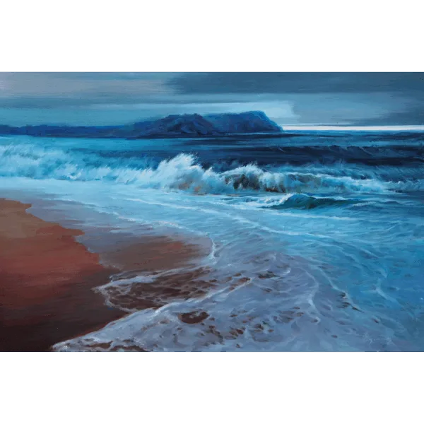 Big Waves Wash the Sand