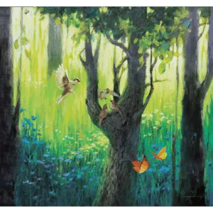 Harmonious Echoes in the Green Shade