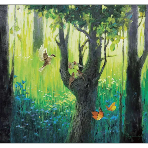 Harmonious Echoes in the Green Shade
