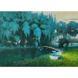 Bamboo Forest by the River