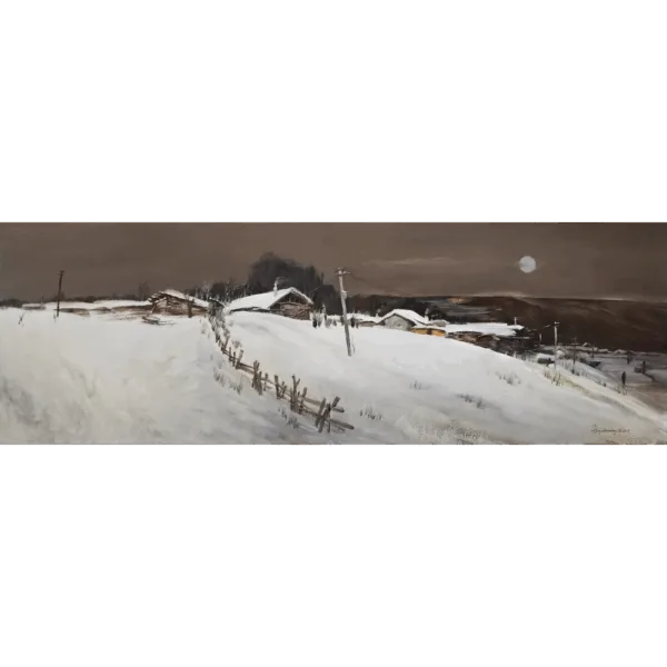 Cooking Smoke Drifts Under the Moon, Auspicious Snow Melts in the Heart
