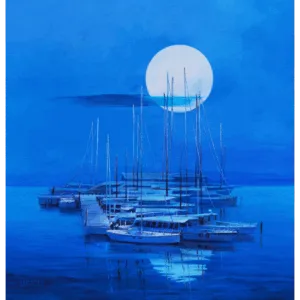 The Wind Stills, Clouds Calm, Water Murmurs, Moonlight Sings