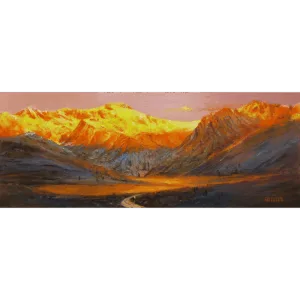 Radiant Clouds Over the Sky – Mount Cook