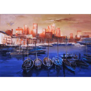 Sail City Evening Glow - Auckland