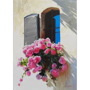 Blossoms Beyond the Window