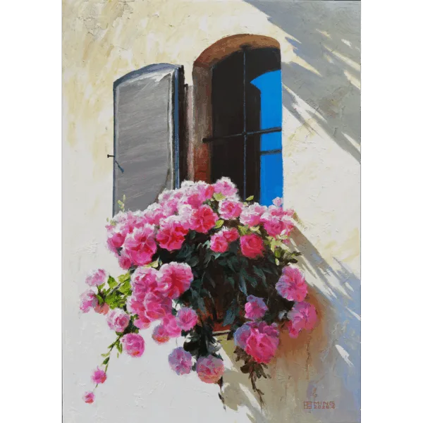 Blossoms Beyond the Window