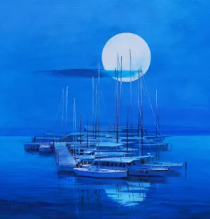 The Wind Stills, Clouds Calm, Water Murmurs, Moonlight Sings