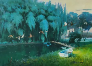 Bamboo Forest by the River