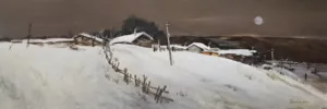 Cooking Smoke Drifts Under the Moon, Auspicious Snow Melts in the Heart
