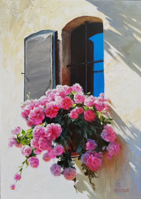 Blossoms Beyond the Window
